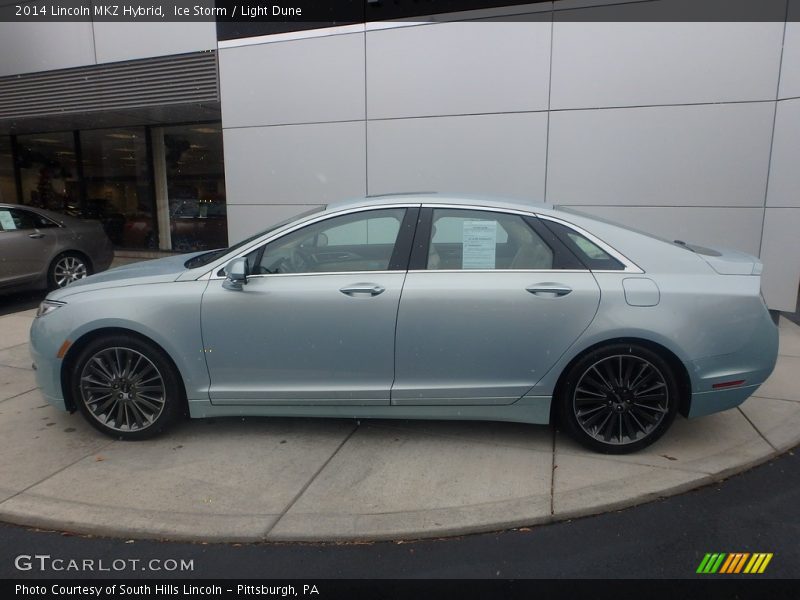 Ice Storm / Light Dune 2014 Lincoln MKZ Hybrid