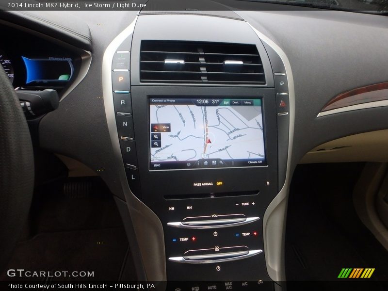 Ice Storm / Light Dune 2014 Lincoln MKZ Hybrid