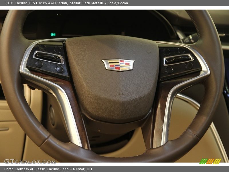 Stellar Black Metallic / Shale/Cocoa 2016 Cadillac XTS Luxury AWD Sedan