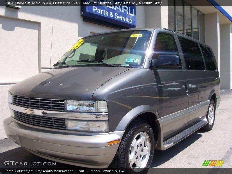 Medium Charcoal Gray Metallic / Medium Gray 2004 Chevrolet Astro LS AWD Passenger Van