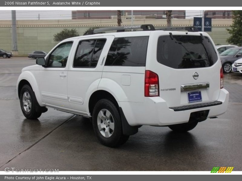 Avalanche White / Graphite 2006 Nissan Pathfinder S