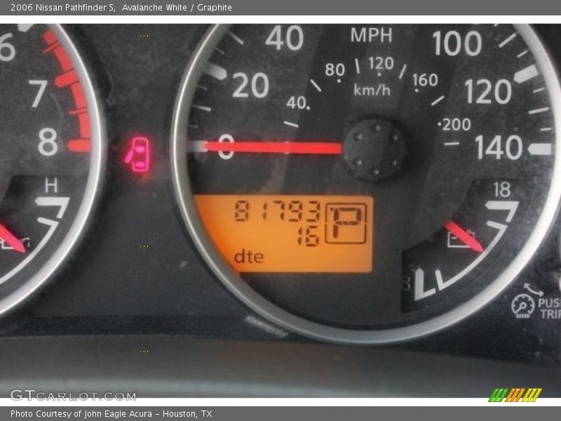 Avalanche White / Graphite 2006 Nissan Pathfinder S