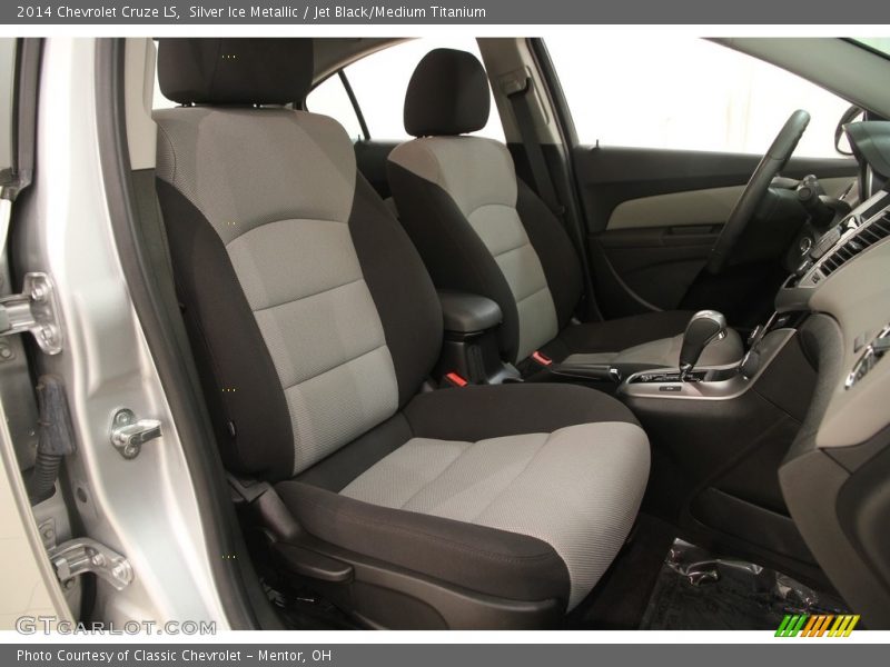 Silver Ice Metallic / Jet Black/Medium Titanium 2014 Chevrolet Cruze LS