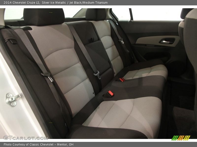 Silver Ice Metallic / Jet Black/Medium Titanium 2014 Chevrolet Cruze LS