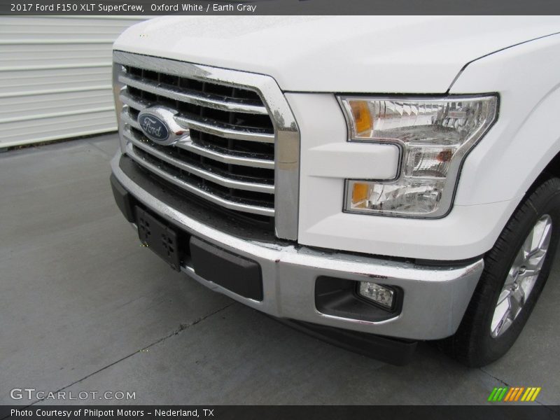 Oxford White / Earth Gray 2017 Ford F150 XLT SuperCrew