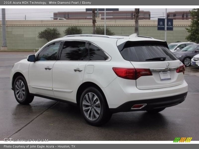 White Diamond Pearl / Ebony 2016 Acura MDX Technology