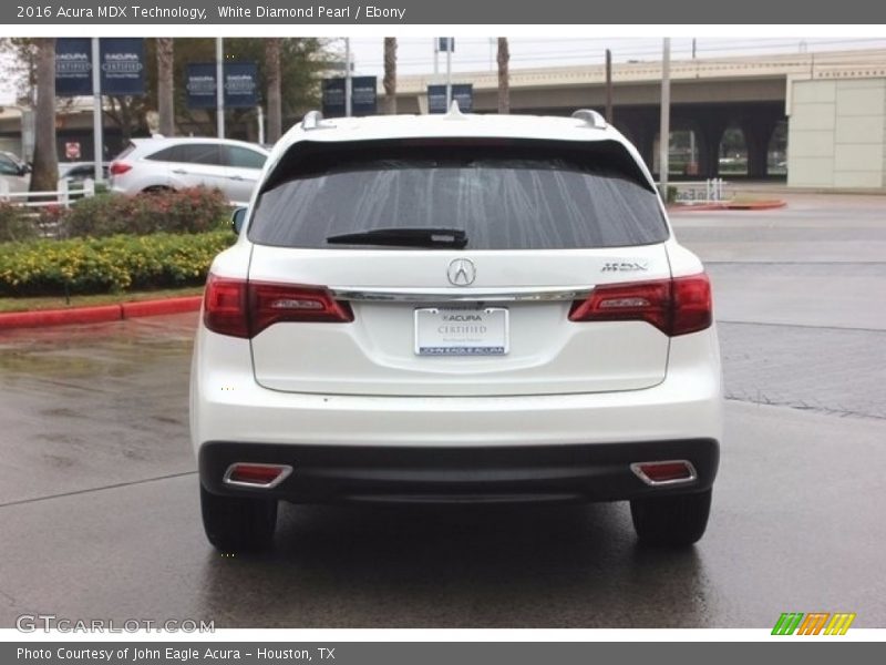 White Diamond Pearl / Ebony 2016 Acura MDX Technology