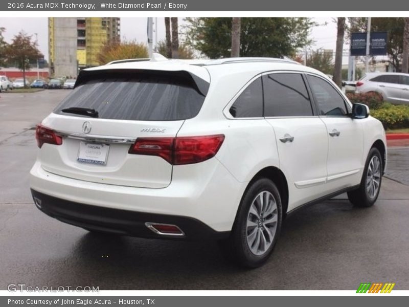 White Diamond Pearl / Ebony 2016 Acura MDX Technology