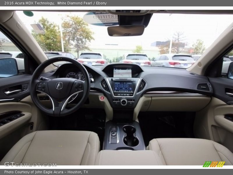 White Diamond Pearl / Ebony 2016 Acura MDX Technology