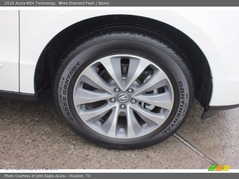 White Diamond Pearl / Ebony 2016 Acura MDX Technology