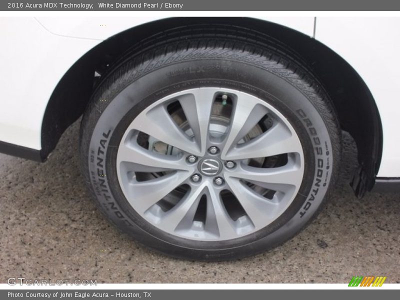 White Diamond Pearl / Ebony 2016 Acura MDX Technology