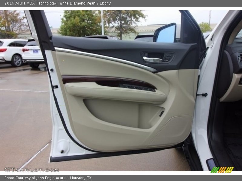White Diamond Pearl / Ebony 2016 Acura MDX Technology