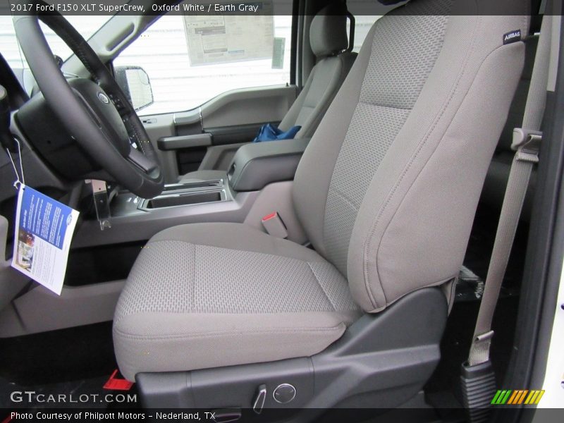 Front Seat of 2017 F150 XLT SuperCrew
