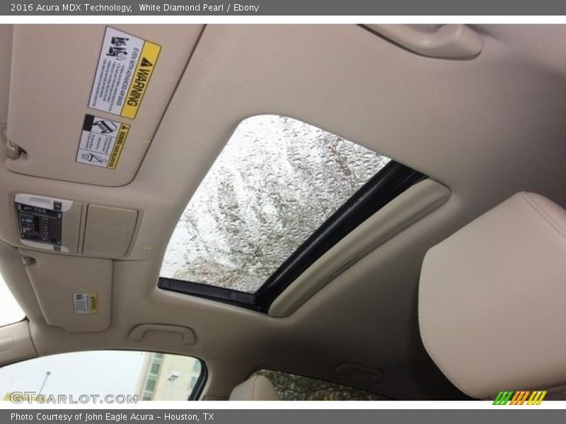 White Diamond Pearl / Ebony 2016 Acura MDX Technology