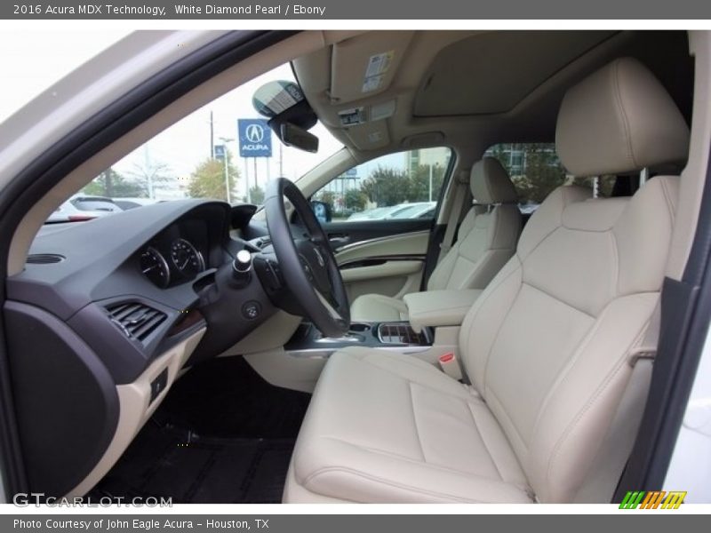 White Diamond Pearl / Ebony 2016 Acura MDX Technology