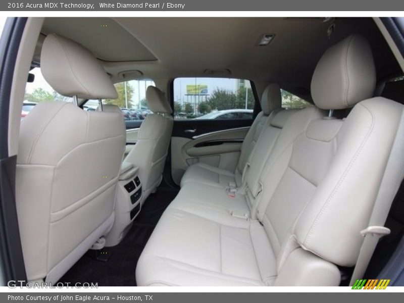 White Diamond Pearl / Ebony 2016 Acura MDX Technology