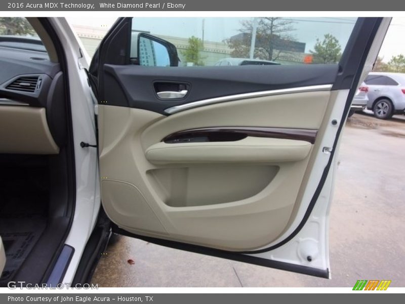 White Diamond Pearl / Ebony 2016 Acura MDX Technology