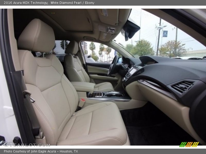 White Diamond Pearl / Ebony 2016 Acura MDX Technology