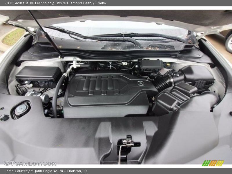 White Diamond Pearl / Ebony 2016 Acura MDX Technology