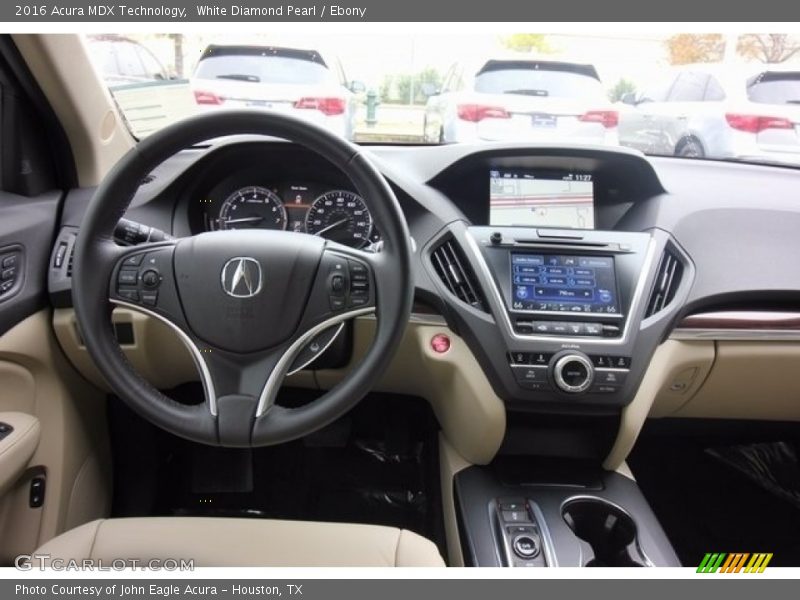 White Diamond Pearl / Ebony 2016 Acura MDX Technology