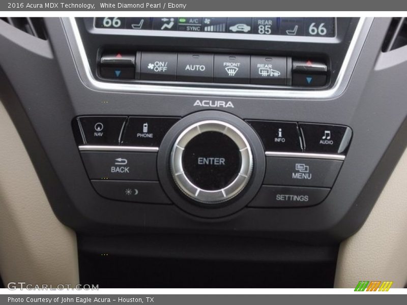 White Diamond Pearl / Ebony 2016 Acura MDX Technology