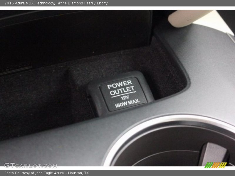White Diamond Pearl / Ebony 2016 Acura MDX Technology