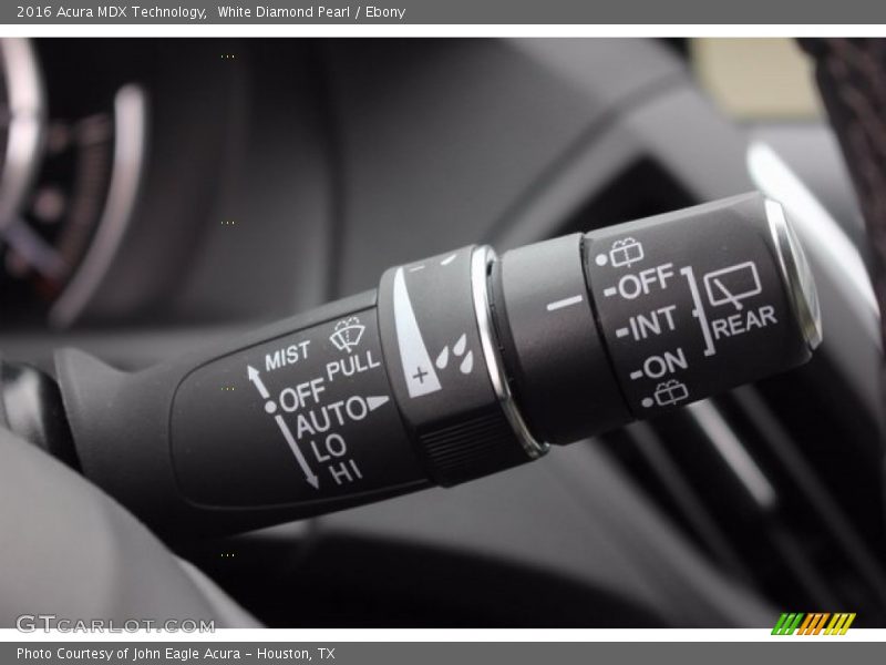 White Diamond Pearl / Ebony 2016 Acura MDX Technology