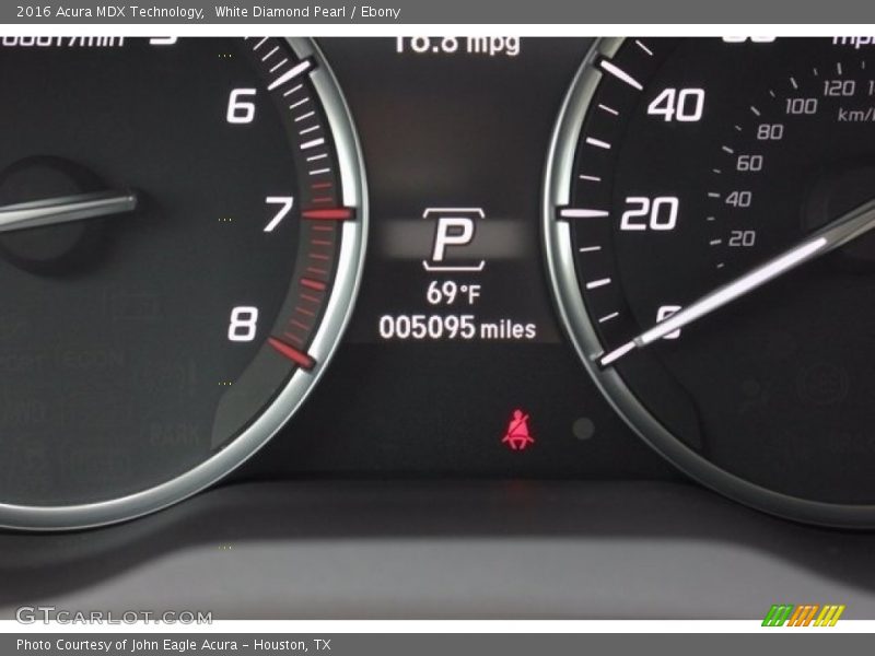 White Diamond Pearl / Ebony 2016 Acura MDX Technology