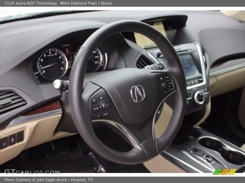 White Diamond Pearl / Ebony 2016 Acura MDX Technology