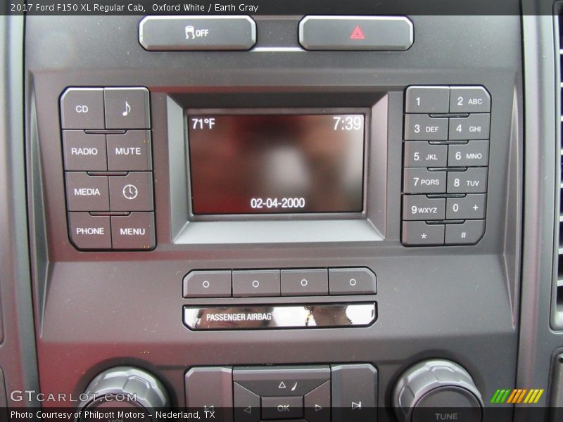 Controls of 2017 F150 XL Regular Cab