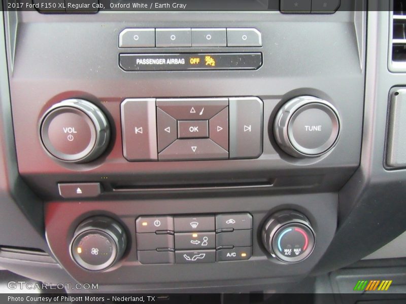Controls of 2017 F150 XL Regular Cab