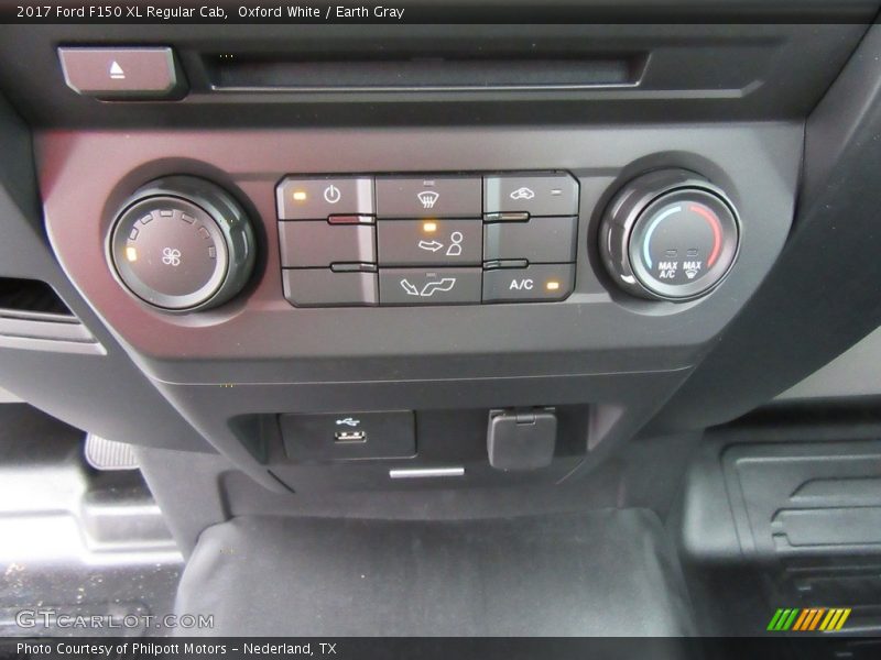 Controls of 2017 F150 XL Regular Cab