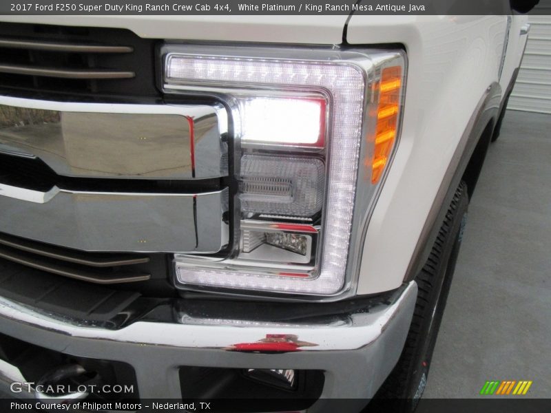 White Platinum / King Ranch Mesa Antique Java 2017 Ford F250 Super Duty King Ranch Crew Cab 4x4