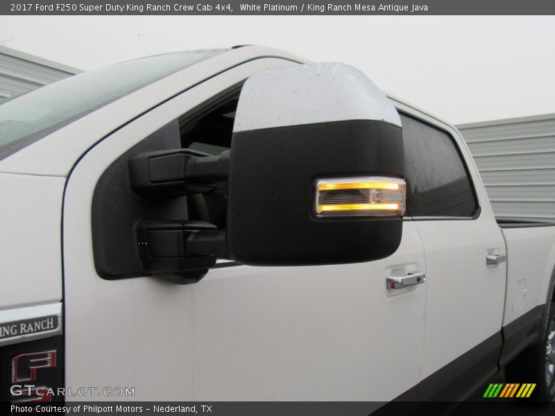 White Platinum / King Ranch Mesa Antique Java 2017 Ford F250 Super Duty King Ranch Crew Cab 4x4
