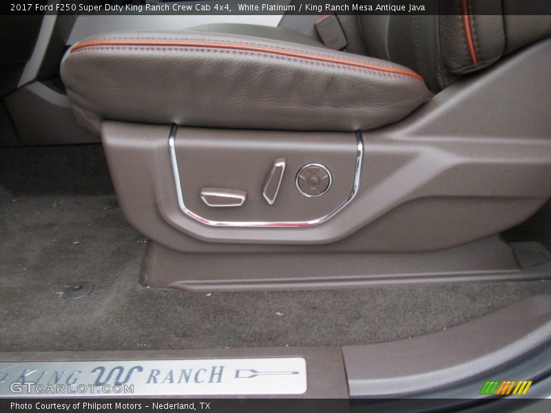 Front Seat of 2017 F250 Super Duty King Ranch Crew Cab 4x4