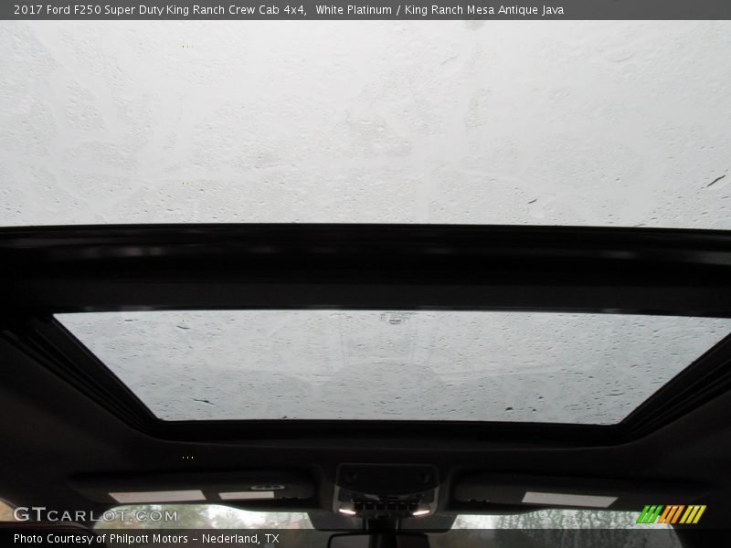 White Platinum / King Ranch Mesa Antique Java 2017 Ford F250 Super Duty King Ranch Crew Cab 4x4