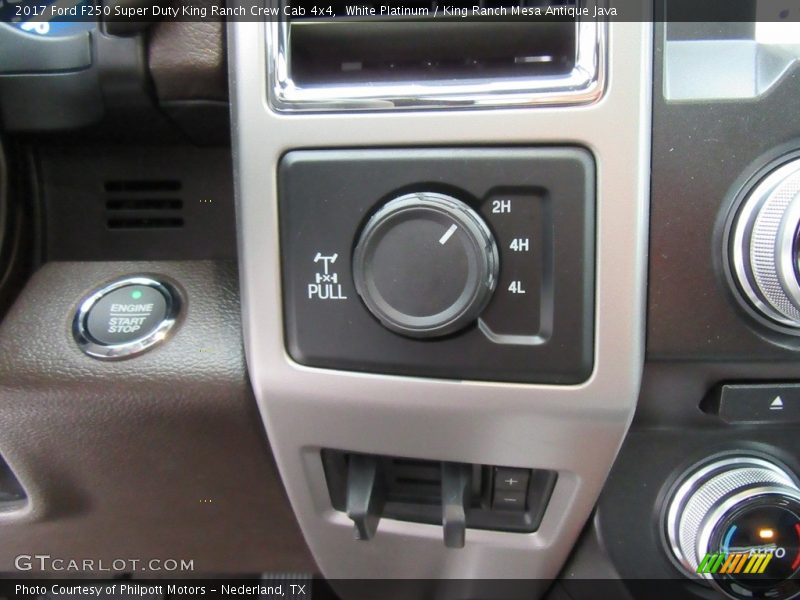 Controls of 2017 F250 Super Duty King Ranch Crew Cab 4x4