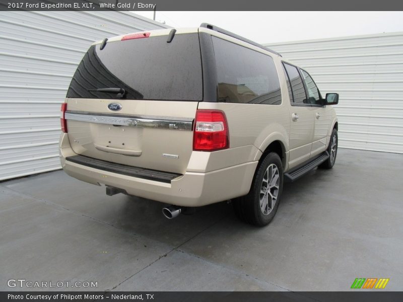 White Gold / Ebony 2017 Ford Expedition EL XLT