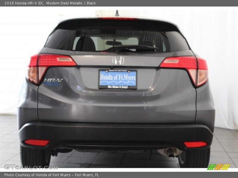 Modern Steel Metallic / Black 2016 Honda HR-V EX