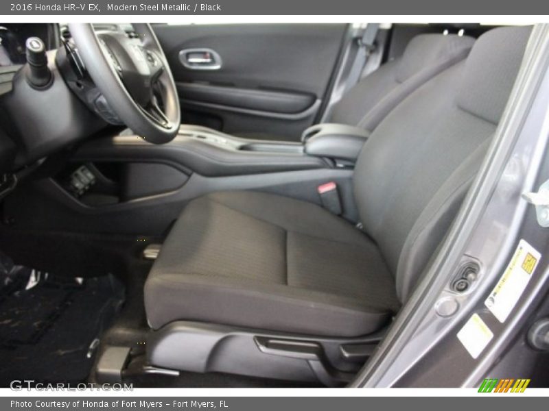 Modern Steel Metallic / Black 2016 Honda HR-V EX