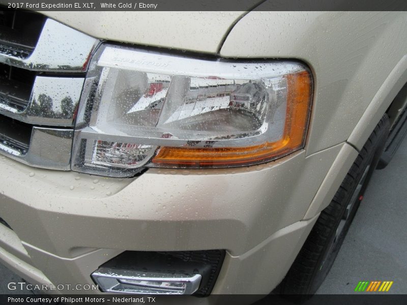 White Gold / Ebony 2017 Ford Expedition EL XLT