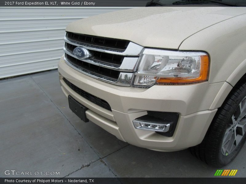 White Gold / Ebony 2017 Ford Expedition EL XLT