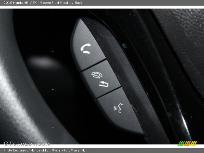 Modern Steel Metallic / Black 2016 Honda HR-V EX