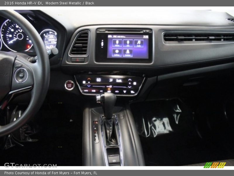 Modern Steel Metallic / Black 2016 Honda HR-V EX