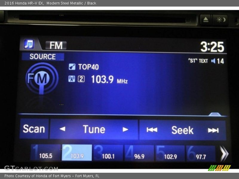 Modern Steel Metallic / Black 2016 Honda HR-V EX