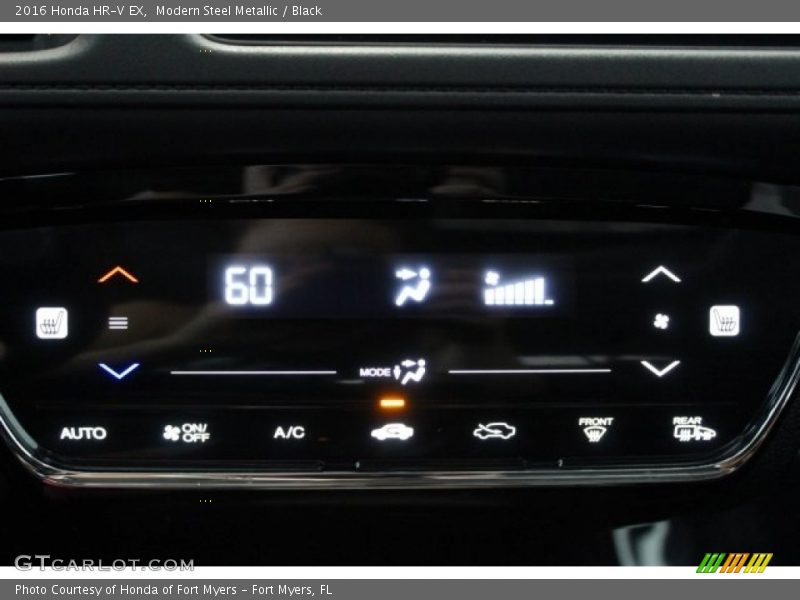Modern Steel Metallic / Black 2016 Honda HR-V EX