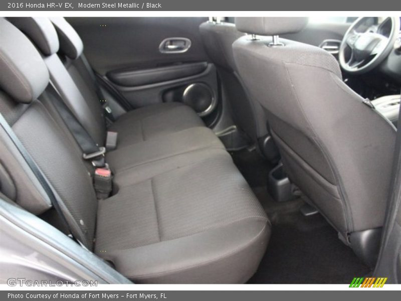 Modern Steel Metallic / Black 2016 Honda HR-V EX