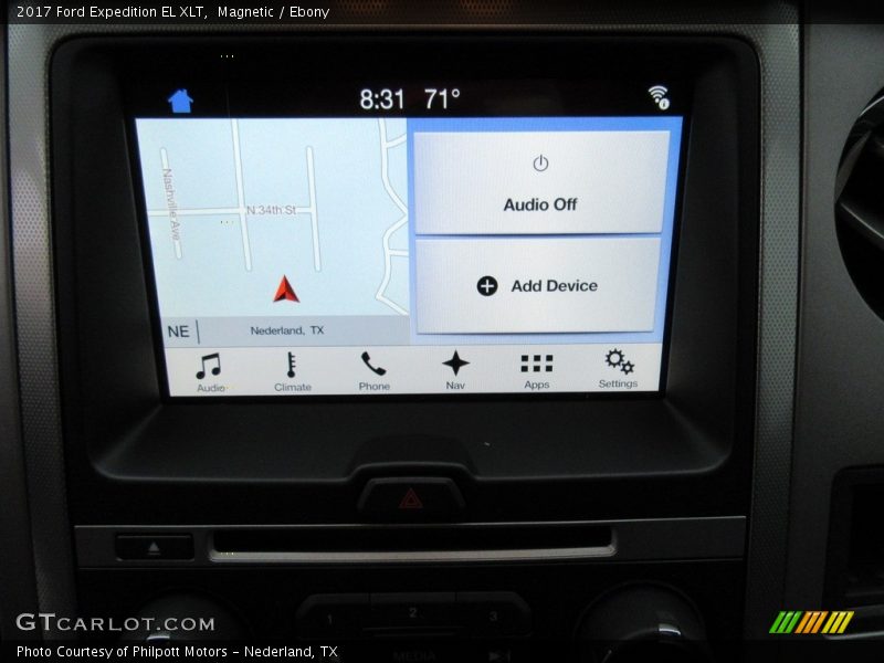 Navigation of 2017 Expedition EL XLT