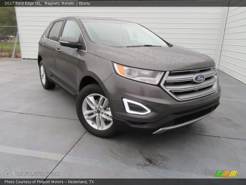 Magnetic Metallic / Ebony 2017 Ford Edge SEL