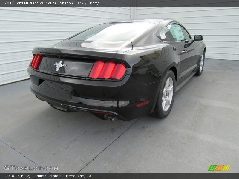 Shadow Black / Ebony 2017 Ford Mustang V6 Coupe